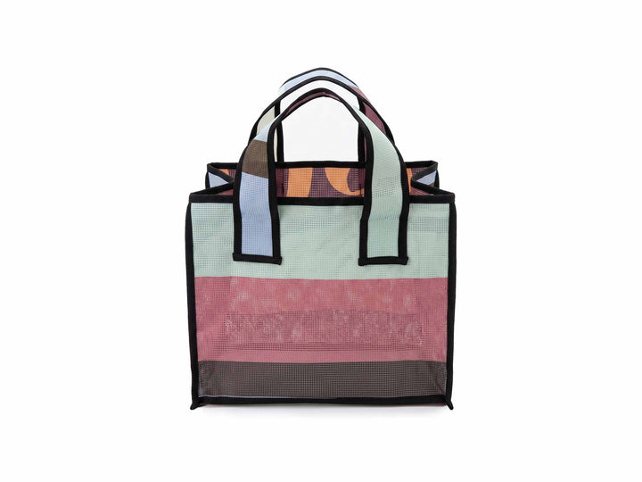 eco storage tote s publicity banner blue & purple