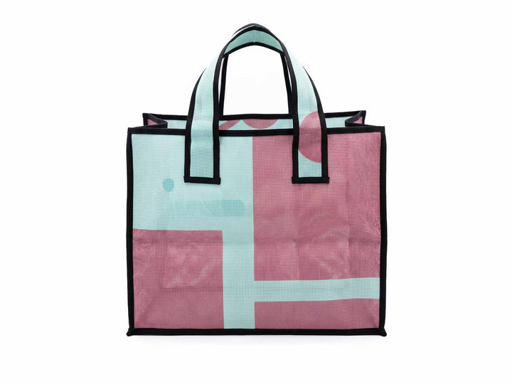 eco storage tote xl publicity banner blue & purple