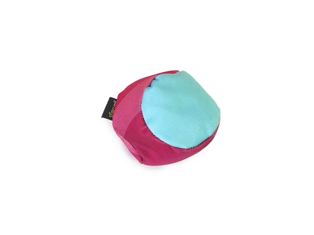 eco stress ball publicity fabrics red & blue