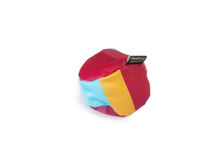 eco stress ball publicity fabrics red & blue