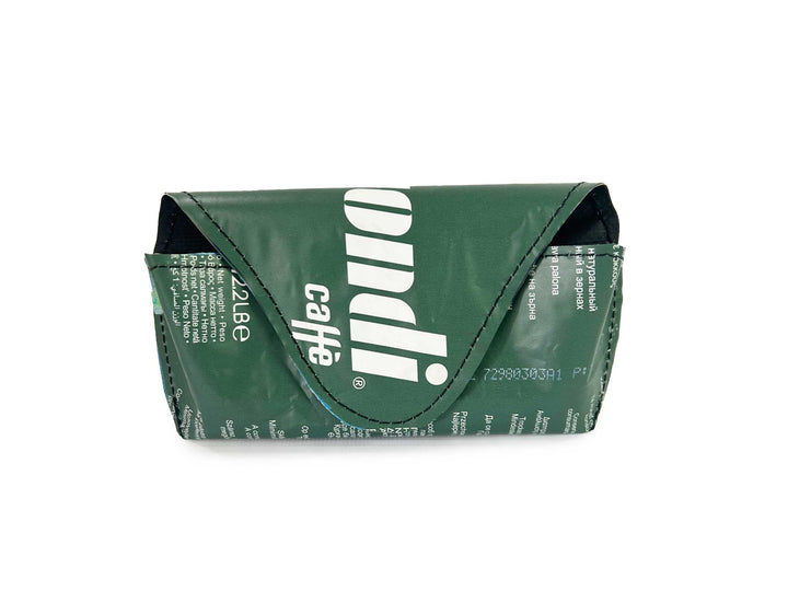 sunglasses case coffee package green