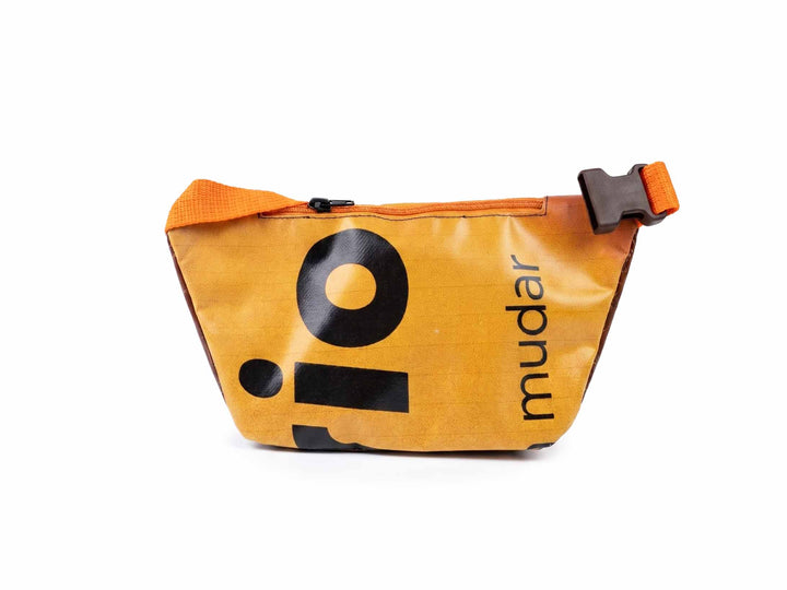 waist bag essentials coffee package brown & yellow