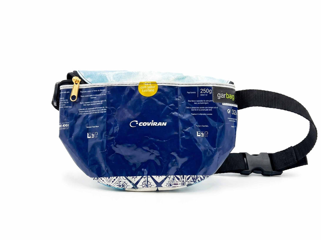 waist bag essentials coffee package blue tiles