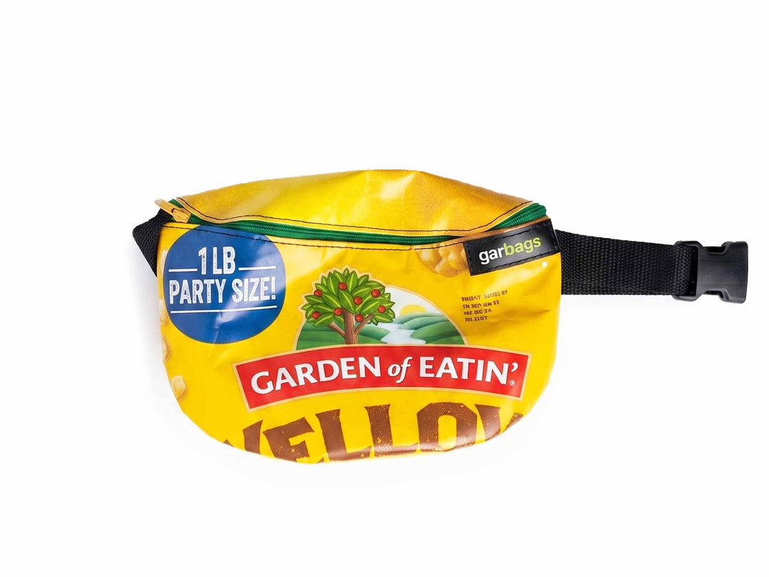 waist bag essentials chips package yellow & red
