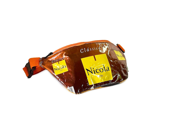 waist bag essentials coffee packages brown & yellow