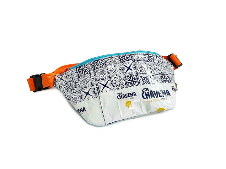 waist bag essentials coffee packages light blue tiles