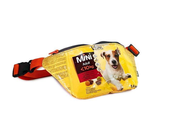 waist bag essentials pet food packages yellow