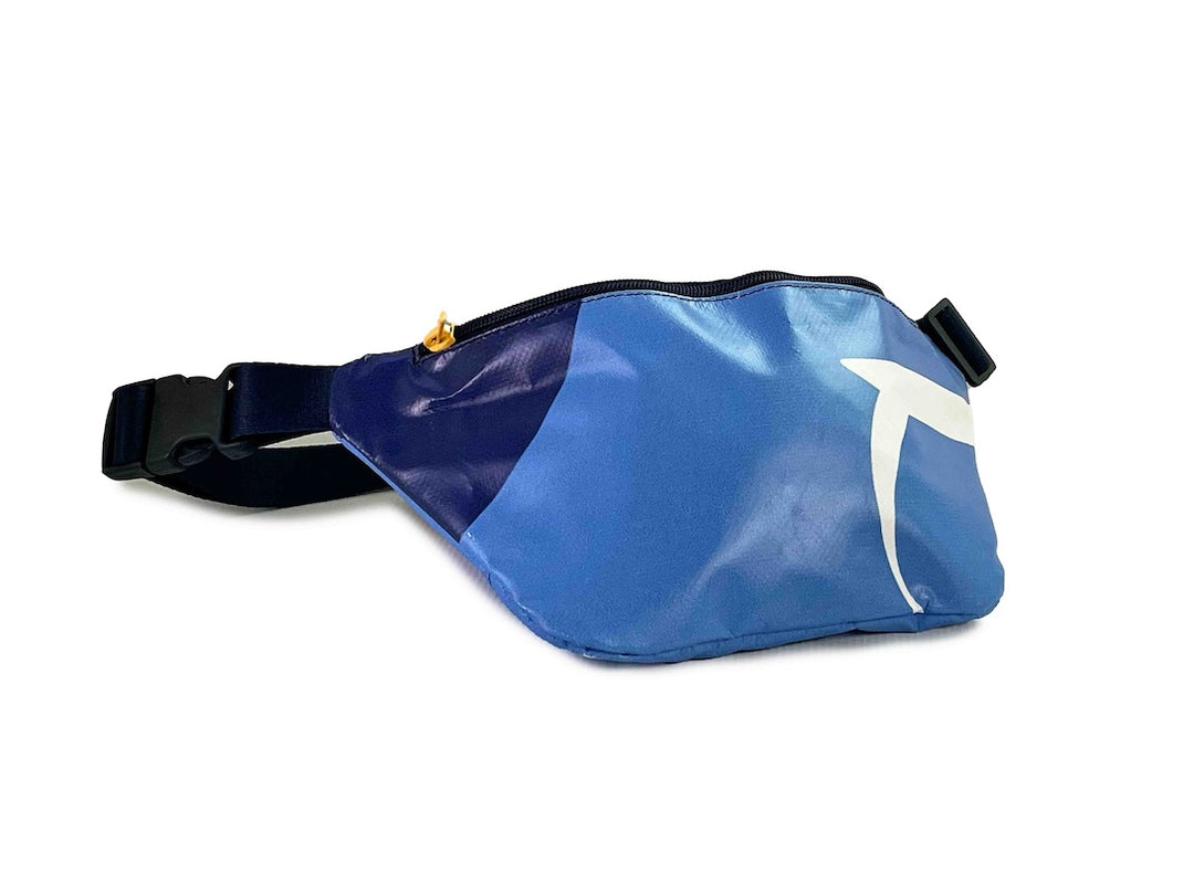waist bag essentials publicity banner light blue