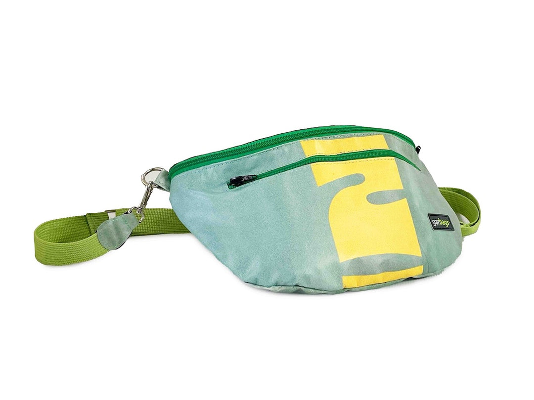 waist bag xl publicity banner light blue & yellow