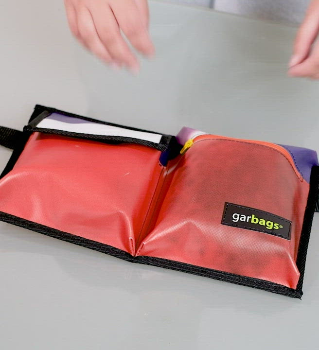 waist bag dog food package orange