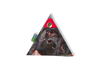 triangle purse dog food package black