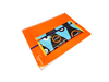 pencil case elastic coffee package blue wave