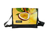 messenger bag M publicity banner yellow passion fruit