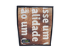 extraflap M publicity banner brown sand & white letters