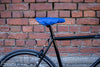 saddle cover umbrella shiny blue