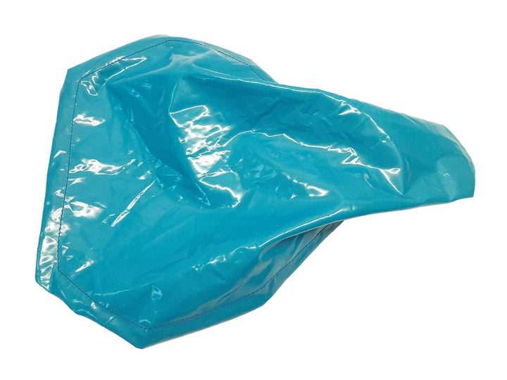 saddle cover umbrella shiny blue