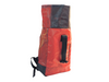 backpack urban publicity banner red & dark brown