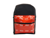 backpack school publicity banner & coffee package bright red