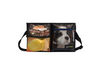 waist bag dog food package black & white puppy