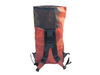 backpack urban publicity banner red & dark brown