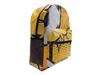 backpack school publicity banner black & yellow