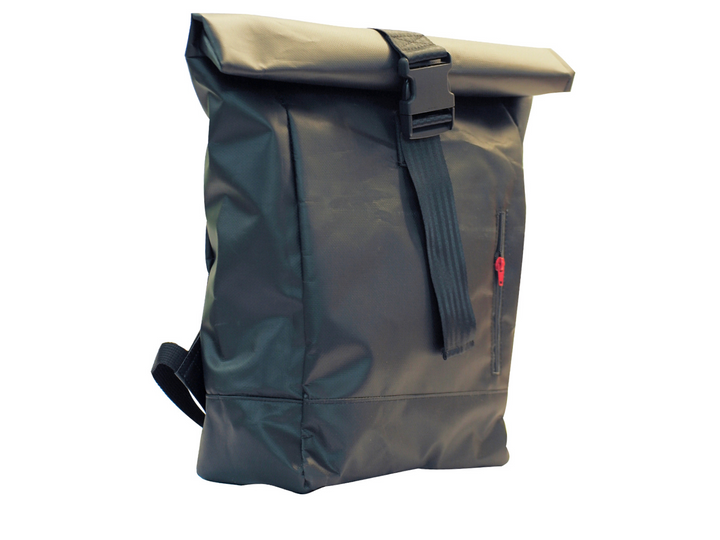 backpack urban publicity banner black