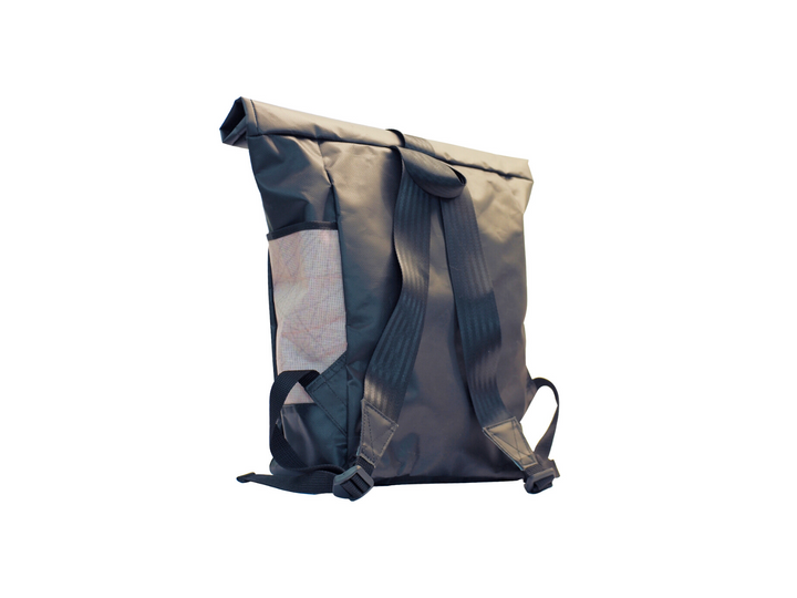 backpack urban publicity banner black