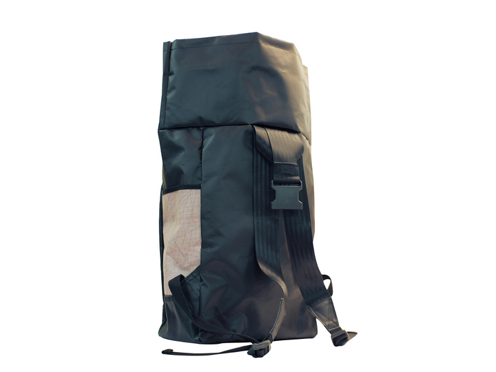backpack urban publicity banner black