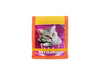 notebook A7 cat food package pink & yellow
