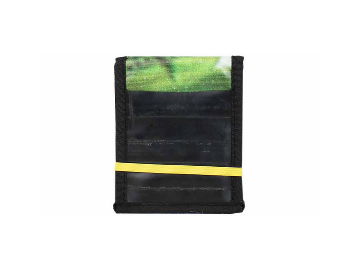notebook A7 inner tube black & green