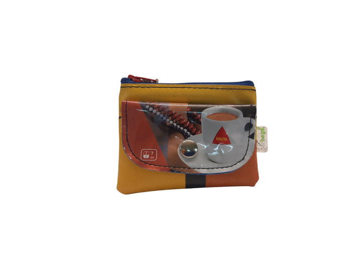 pop purse coffee yellow cup