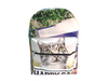backpack school publicity banner & happy cat food package green
