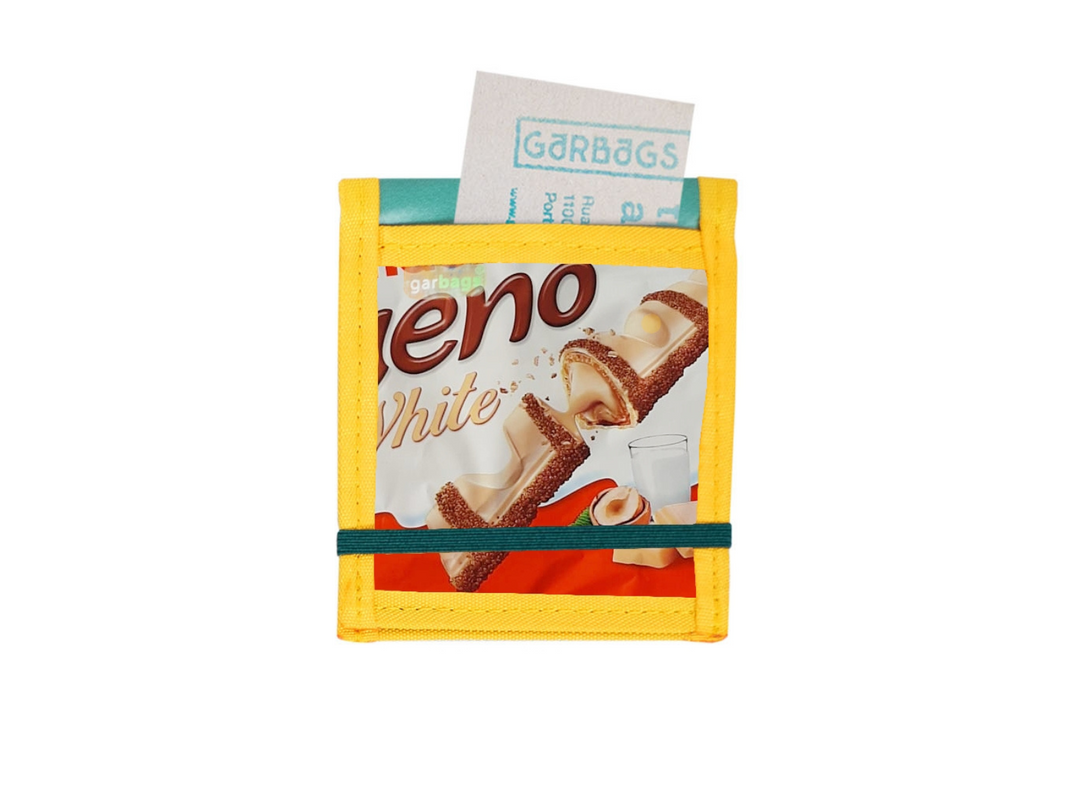 notebook A7 chocolate package white & red