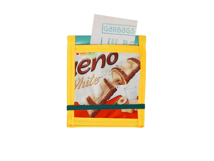 notebook A7 chocolate package white & red