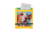 notebook A7 dog food package blue