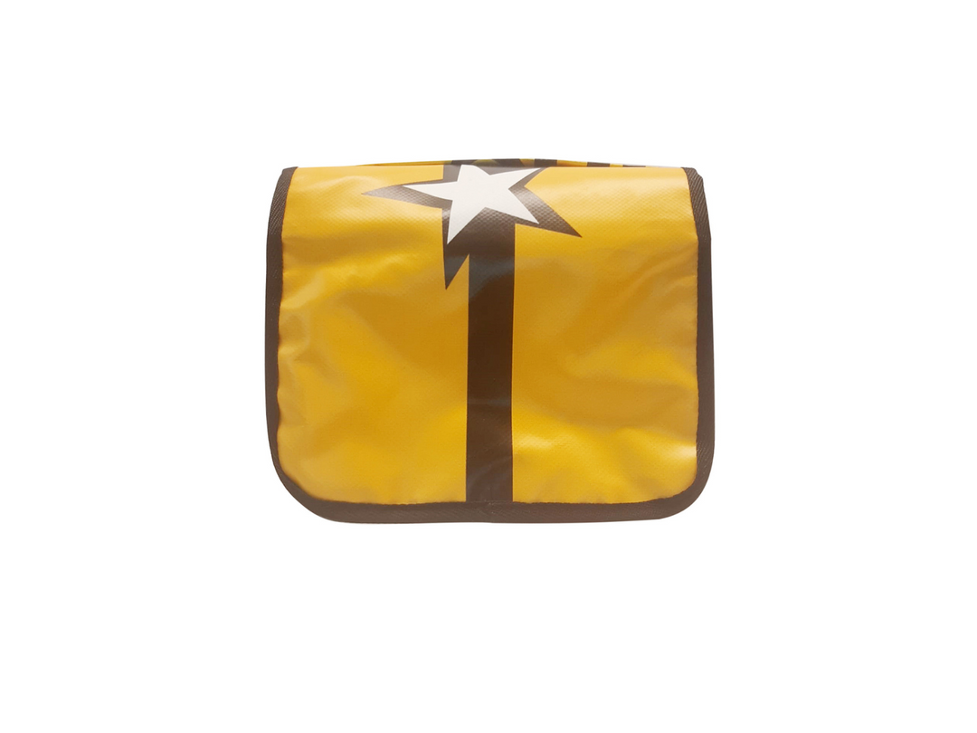 toiletry bag coffee package black & gold