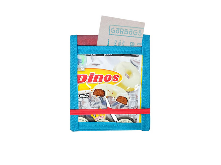 notebook A7 chocolate package blue