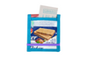 notebook A7 chocolate package blue waffer