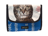 handlebar bag cat food package white & blue