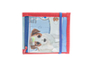 document holder dog food package baby blue puppy