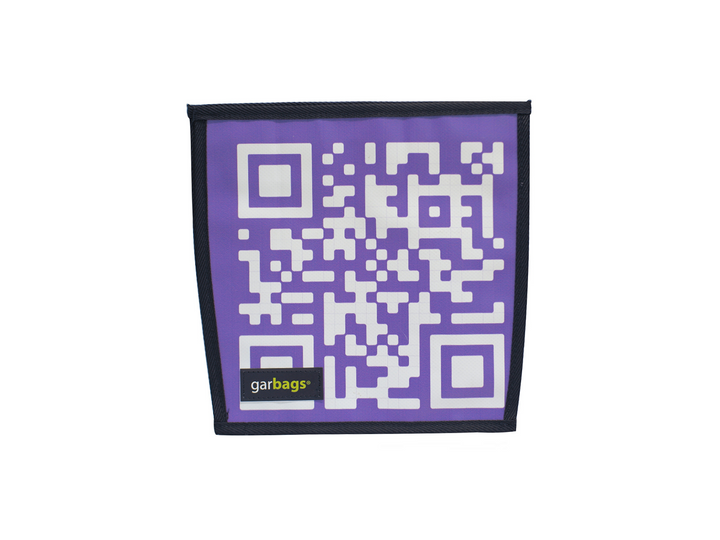 extraflap XS publicity banner purple & white
