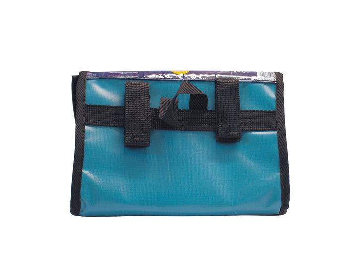 handlebar bag coffee package blue tiles