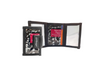 document holder coffee package hot pink & black