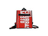 backpack XS base publicity red & white letters