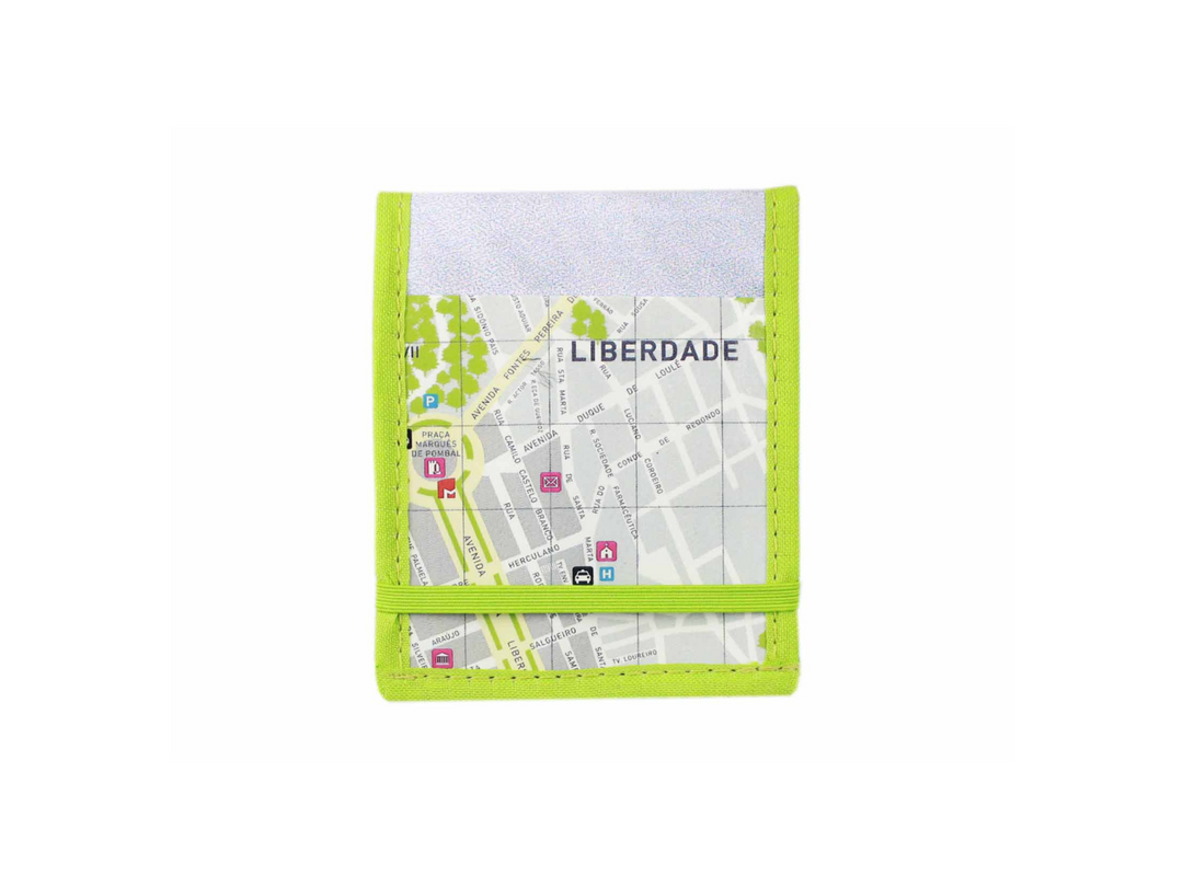 notebook A7 *lisbon exclusive* publicity banner lisbon map green