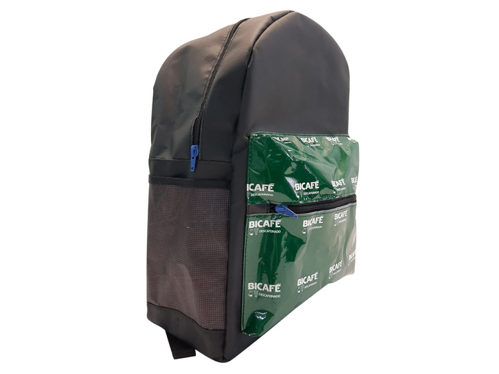 backpack school publicity banner & coffee package dark green
