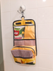 toiletry bag publicity banner yellow & orange