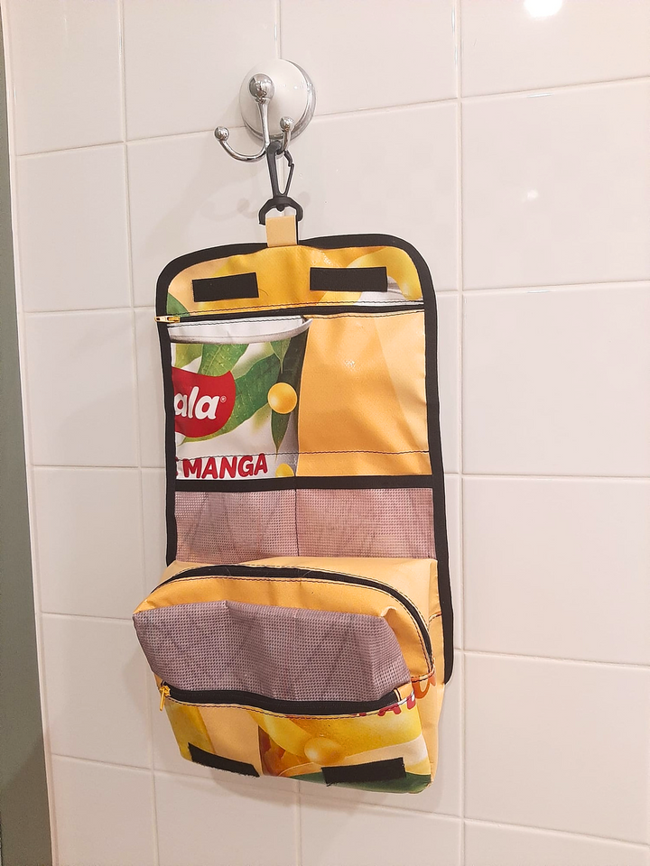 toiletry bag coffee package deep green
