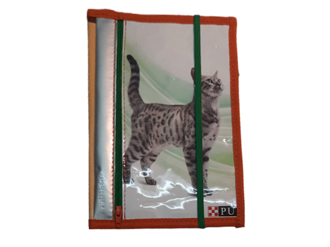 notebook A5 cat food package happy cat