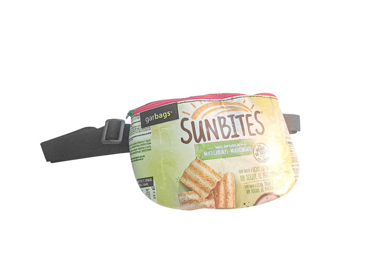 waist bag essentials chips package yellow & green
